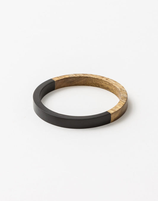 Black and Wooden Bracelet