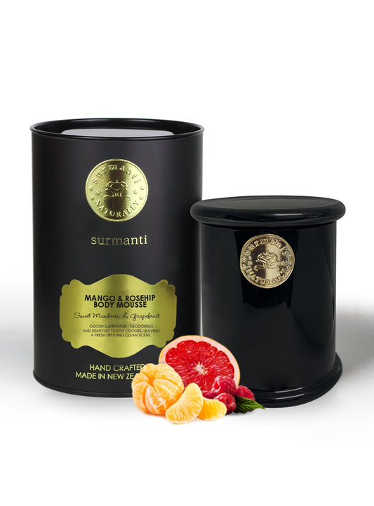 Sweet Mandarin & Grapefruit Mango and Rosehip body mousse large