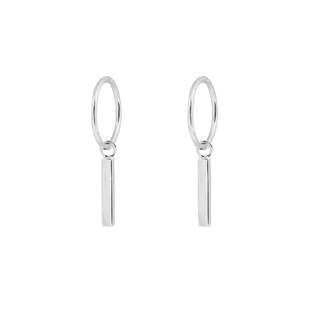 Mini Musings Fine Line Sleeper In Silver