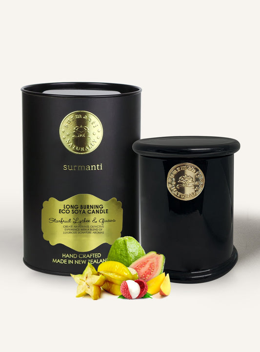 Starfruit Lychee and Guava Long Burning Candle
