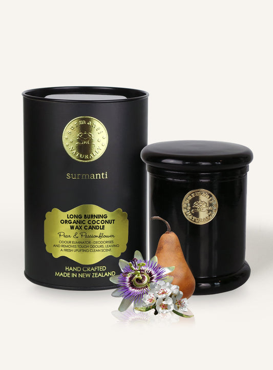 Pear and Passionflower Long Burning Candle
