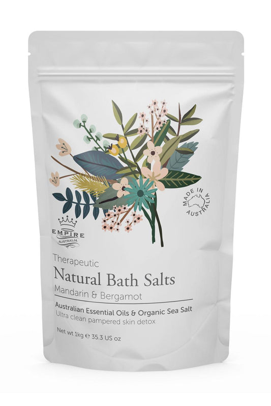 Therapeutic Mandarin & Bergamot Bath Salts 1KG