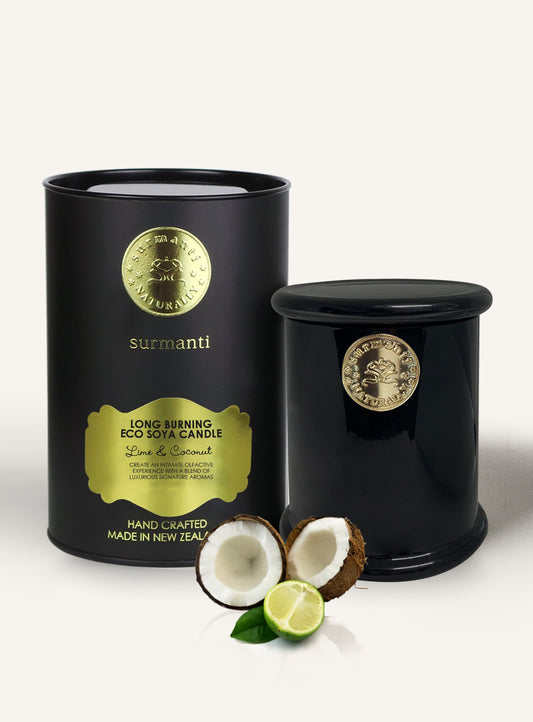 Lime and Coconut Long Burning Candle