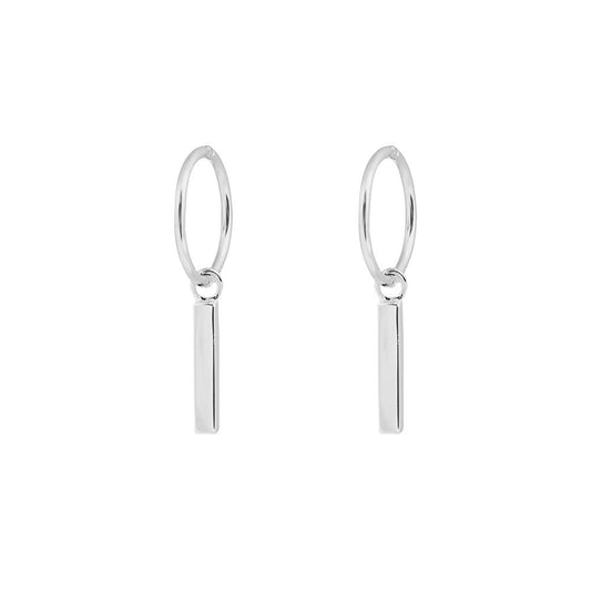 Mini Musings Fine Line Sleeper In Silver