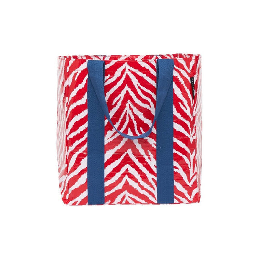 Zebra insulated tote